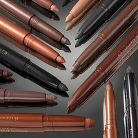 Thumbnail for LAURA GELLER NEW YORK Kajal Longwear Kohl Eyeliner Pencil - Deep Charcoal Kohl - Caffeine and Vitamin E - Smooth & Blendable Liner - Built-In Sharpener