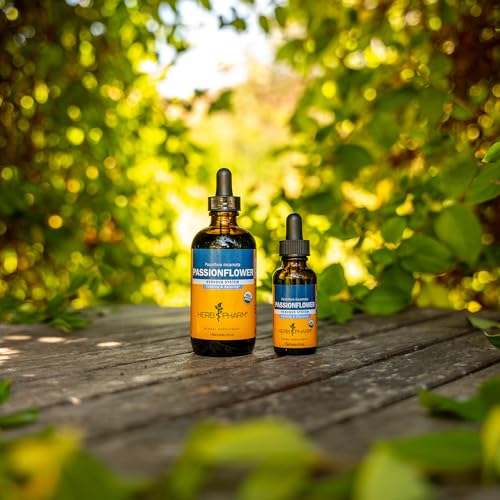 Herb Pharm Certified Organic Passionflower Liquid Extract - 4 Fl Oz