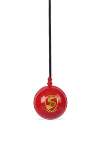 Thumbnail for SG Synthetic I Ball with Cord Cricket Hanging Ball | Red | Standard | PVC | Unisex | Ideal for Practice | Durable Construction | Lightweight (159g) | Easy to Hang | Enhances Batting Skills