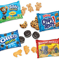 Thumbnail for Nabisco Team Favorites Variety Pack, OREO Mini, CHIPS AHOY! Mini, Teddy Grahams Honey & Barnum's Animal Crackers, Christmas Stocking Stuffers, 30 Snack Packs (Pack of 4)