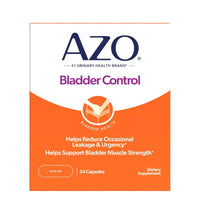 Thumbnail for AZO Bladder Control with Go-Less Daily Supplement | Helps Reduce Occasional Urgency* | Helps reduce occasional leakage due to laughing, sneezing and exercise | 54 Count Capsules