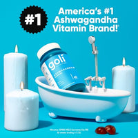 Thumbnail for Goli Ashwagandha & Vitamin D Gummy - 60 Count - Mixed Berry, KSM-66, Vegan, Plant Based, Non-GMO, Gluten-Free & Gelatin Free Relax. Restore. Unwind, Pack of 1