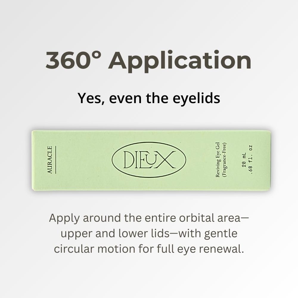 Dieux Auracle Reviving Eye Gel Fragrance Free 0.68 Oz