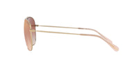 Thumbnail for Coach HC7079 Sunglasses, Light Gold/Rose Gold Gradient Mirrored, 58 mm