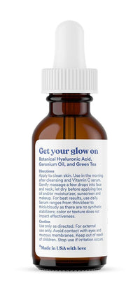 Thumbnail for ASUTRA Hyaluronic Acid Serum for Face, 1 fl oz (Pack of 2)- Vitamin C & E, Aloe, Green Tea, Geranium & Jojoba Oil, Plumping Face Serum, Hydrating Facial Skin Care