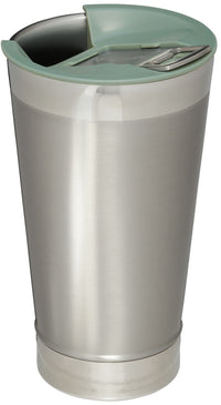 Thumbnail for Stanley Stay-Chill Beer Pint 16 oz | Wide Mouth Lid | Built-in Bottle Opener | Beer Tumbler Cup | Insulated Stainless Steel Pint Glass | BPA-Free | Stainless Steel