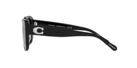 Thumbnail for Coach Sunglasses HC 8352 50028G Cd472 Black Grey Gradient