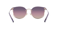 Thumbnail for Coach HC7151D Sunglasses, Shiny Rose Gold/Transparent Purple, 63 mm