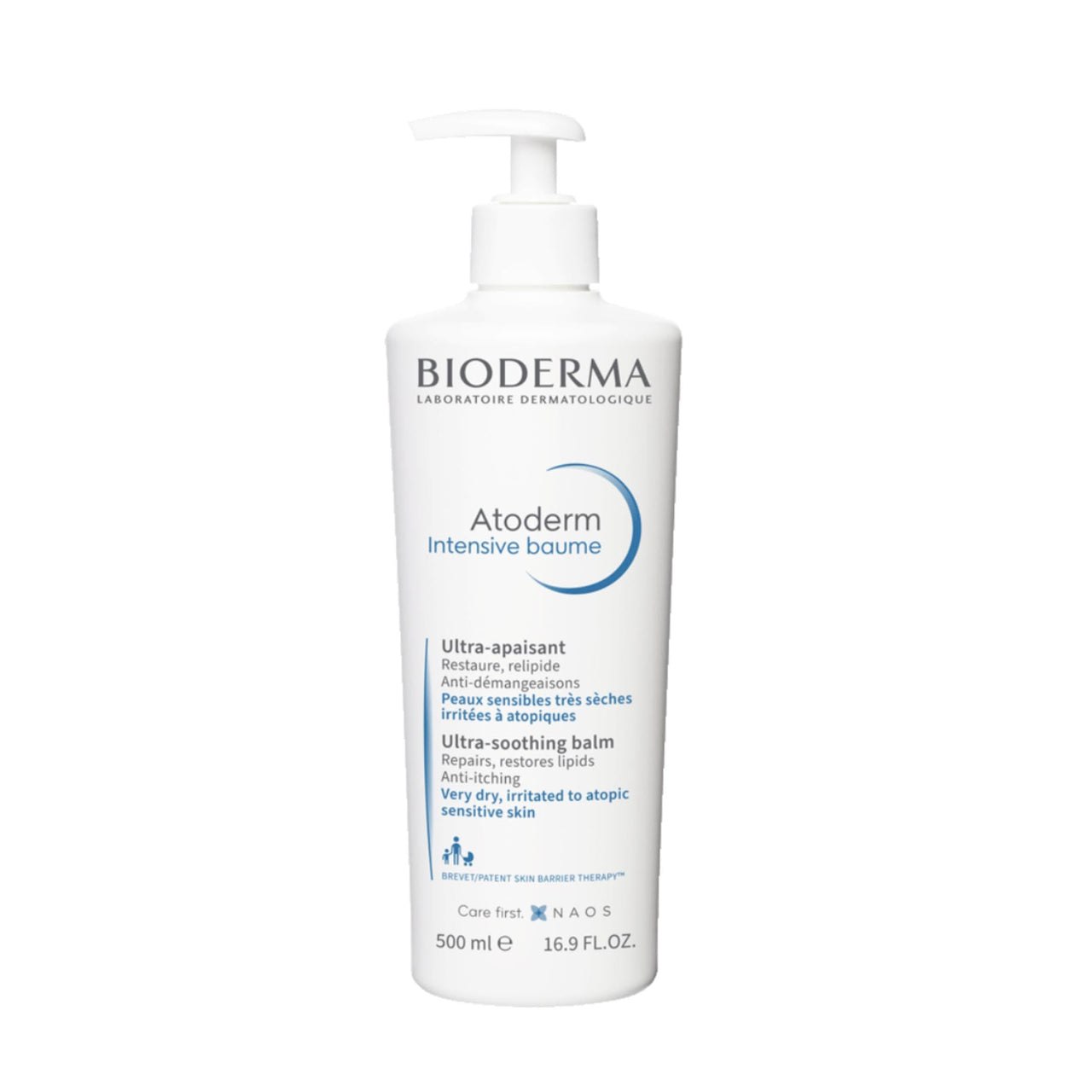 Bioderma Atoderm Intensive Balm Ultra-Nourishing Body Cream for Dry Skin, 16.9 Fl Oz