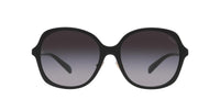Thumbnail for COACH HC8360F Low Bridge Fit Sunglasses, Black/Grey Gradient, 58 mm