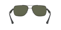 Thumbnail for Ray-Ban Men's RB3483 Metal Square Sunglasses, Gunmetal/Polarized Green, 60 mm