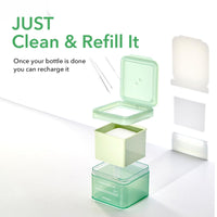 Thumbnail for (Only Refill) Mediheal Teatree Trouble Pad (100 Pads) - Cotton Facial Toner Pads for Calm Sensitive & Acne Prone Skin - Vegan Gauze Pad
