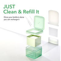 Thumbnail for (Only Refill) Mediheal Teatree Trouble Pad (100 Pads) - Cotton Facial Toner Pads for Calm Sensitive & Acne Prone Skin - Vegan Gauze Pad
