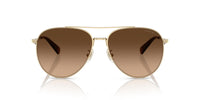 Thumbnail for COACH Sunglasses HC 7169 900574 Shiny Light Gold/Brown Gradient Polyamide Stan