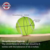 Thumbnail for Nivia Heavy Tennis Ball Cricket Ball (Pack of 6), Yellow