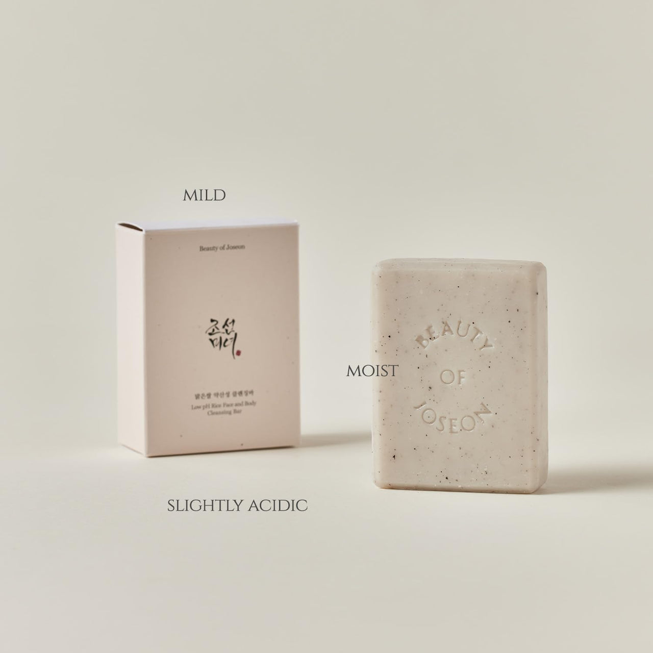 Beauty of Joseon Low pH Rice Face and Body Cleansing Bar Soap Gentle Moisturizing Clenaser For Sensitive Skin Korean Skincare 100g
