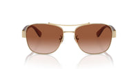 Thumbnail for COACH Sunglasses HC 7161 900513 Shiny Light Gold/Brown Gradient Polyamide Stan