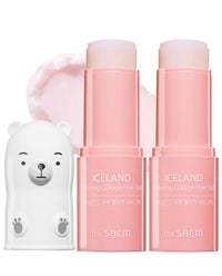 Thumbnail for THESAEM Iceland Hydrating Collagen Eye Stick - Anti-wrinkle Moisturizing Eye Balm for Saggy Skin – Under Eye Treatment - Balm to Smooth Skin Texture - Rose Scent, 0.24oz 2 Pack