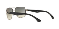 Thumbnail for Ray-Ban Men's RB3483 Metal Square Sunglasses, Silver/Grey Gradient, 60 mm