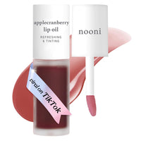 Thumbnail for NOONI Korean Lip Oil - Applecranberry | Long-Lasting, Moisturizing, Plumping, Revitalizing for Dry Lips, Waterproof, No Peel Off, Hydrating, Stocking Stuffers, Gifts For Teen Girls, 0.12 FL Oz