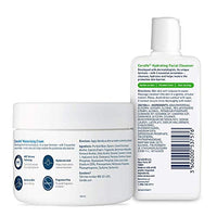 Thumbnail for CeraVe Moisturizing Cream and Hydrating Face Wash Trial Combo, 12oz Cream + 3oz Travel Size Cleanser