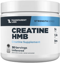 Thumbnail for Transparent Labs Creatine HMB - Creatine Monohydrate Powder with HMB for Muscle Growth, Increased Strength, Enhanced Energy Output, and Improved Athletic Performance - 30 Servings, Unflavored