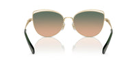 Thumbnail for COACH Sunglasses HC 7162 942913 Cr621 Shiny Light Gold/Pine