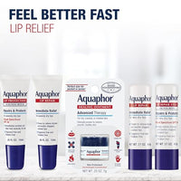 Thumbnail for Aquaphor Lip Protectant and Sunscreen Ointment - Broad Spectrum SPF 30 - Relieves Chapped Lips - .35 fl. Oz. Tube