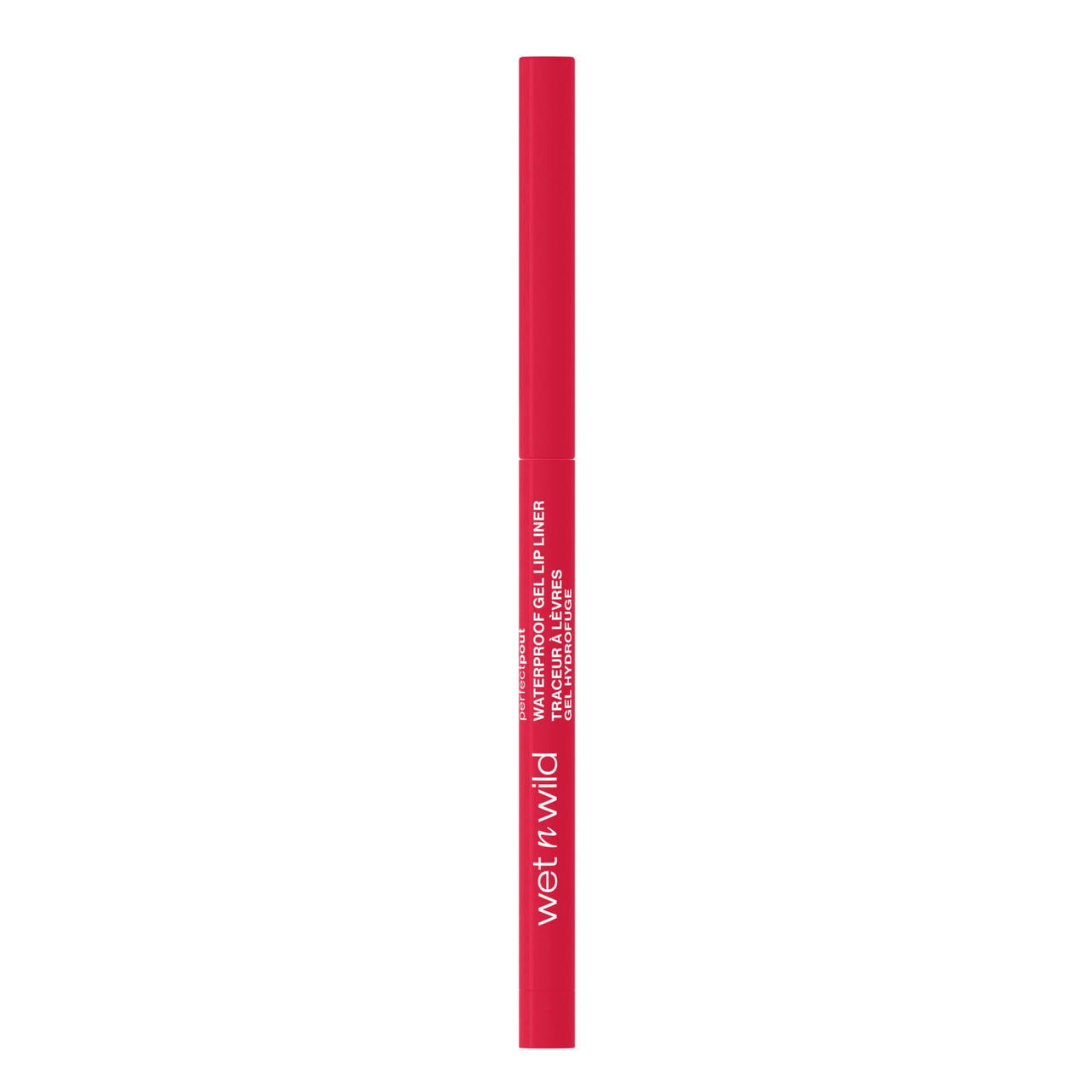 wet n wild Perfect Pout Matte Retractable Gel Lip Liner Pencil, Rich Creamy Long Lasting Color, Well-Defined and Flawless Application, Vegan & Cruelty-Free - Red The Scene