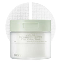 Thumbnail for celimax Ji.Woo.Gae CICA BHA Blemish Toner Pad | BHA PHA LHA Complex, Centella Asiatica Extract, Hydrating, Moisturizing, Soothing, Reparing, (60 Pads)