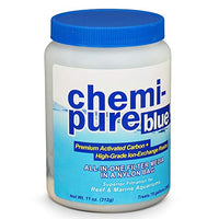 Thumbnail for Boyd Chemi?Pure Blue 11?oz Aquarium Filtration Media Premium Extruded Carbon + Ion?Exchange Resins in Nylon Bag Clears Toxins, Phosphates & Metals