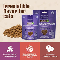 Thumbnail for Get Naked Digestive Health Crunchy Cat Treats 2.5oz - Chicken Flavor, Grain-Free Cat Probiotics for Indoor Cats, Supports Healthy Digestion, Dental Health & Immunity, Made in The USA