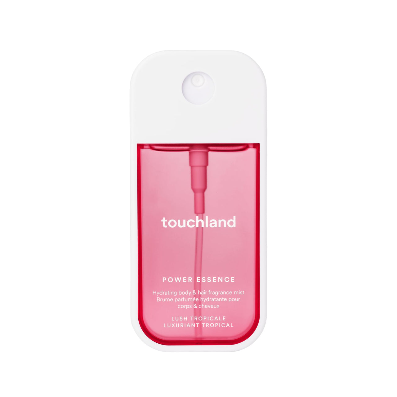 Touchland Hydrating Body & Hair Fragrance Mist, Lush Tropicale, 2 FL. OZ. Travel Size Body Spray