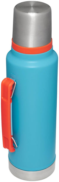 Thumbnail for Stanley Classic Legendary Vacuum Bottle 1.5 qt | Wide Mouth with Leakproof Cup Lid | Keep Drinks Hot or Cold | Packable for Travel | Insulated Stainless Steel Thermal Bottle | BPA-Free | Pool
