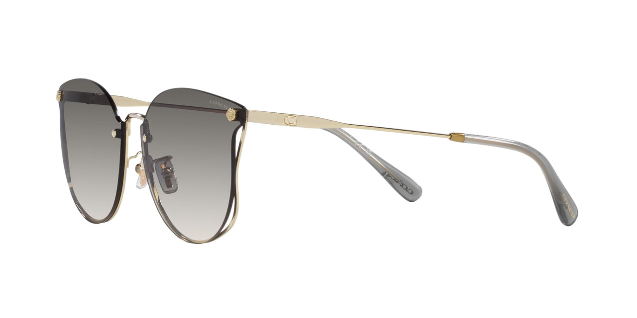 COACH Sunglasses HC 7151 D 900511 Ch573 Shiny Light Gold Black G