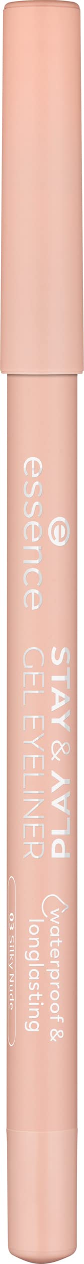 Thumbnail for essence | Stay & Play Gel Eyeliner | Super Soft Gel-like Texture | Waterproof & Longlasting | Vegan & Cruelty Free (03 Silky Nude)