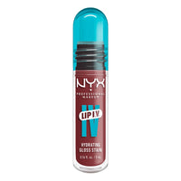 Thumbnail for NYX PROFESSIONAL MAKEUP Lip IV Hydrating Glossy Lip Stain, Long-Lasting, Tinted, Vegan Formula with 12 HR Hydration - Hydra Honey (Brown)