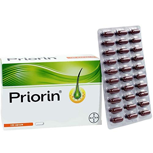 PRIORIN Hair Growth Formula 120 Capsule - Help Weak & Thinning Hair Original German Brand