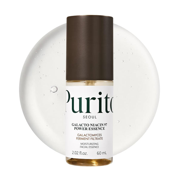 PURITO Galacto Niacin 97 Power Essence 2 fl.oz /92% galactomyces/fermented/Treatment essence/pore control