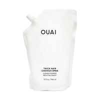Thumbnail for OUAI Thick Hair Conditioner Refill - Moisturizing Conditioner for Dry, Frizzy Hair - Keratin, Marshmallow Root, Shea Butter and Avocado Oil - Paraben, Phthalate & Sulfate Free (32 Oz)