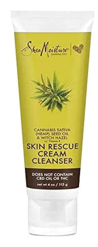 Thumbnail for Cannabis Sativa (Hemp) Seed Oil & Witch Hazel Skin Rescue Cream Cleanser