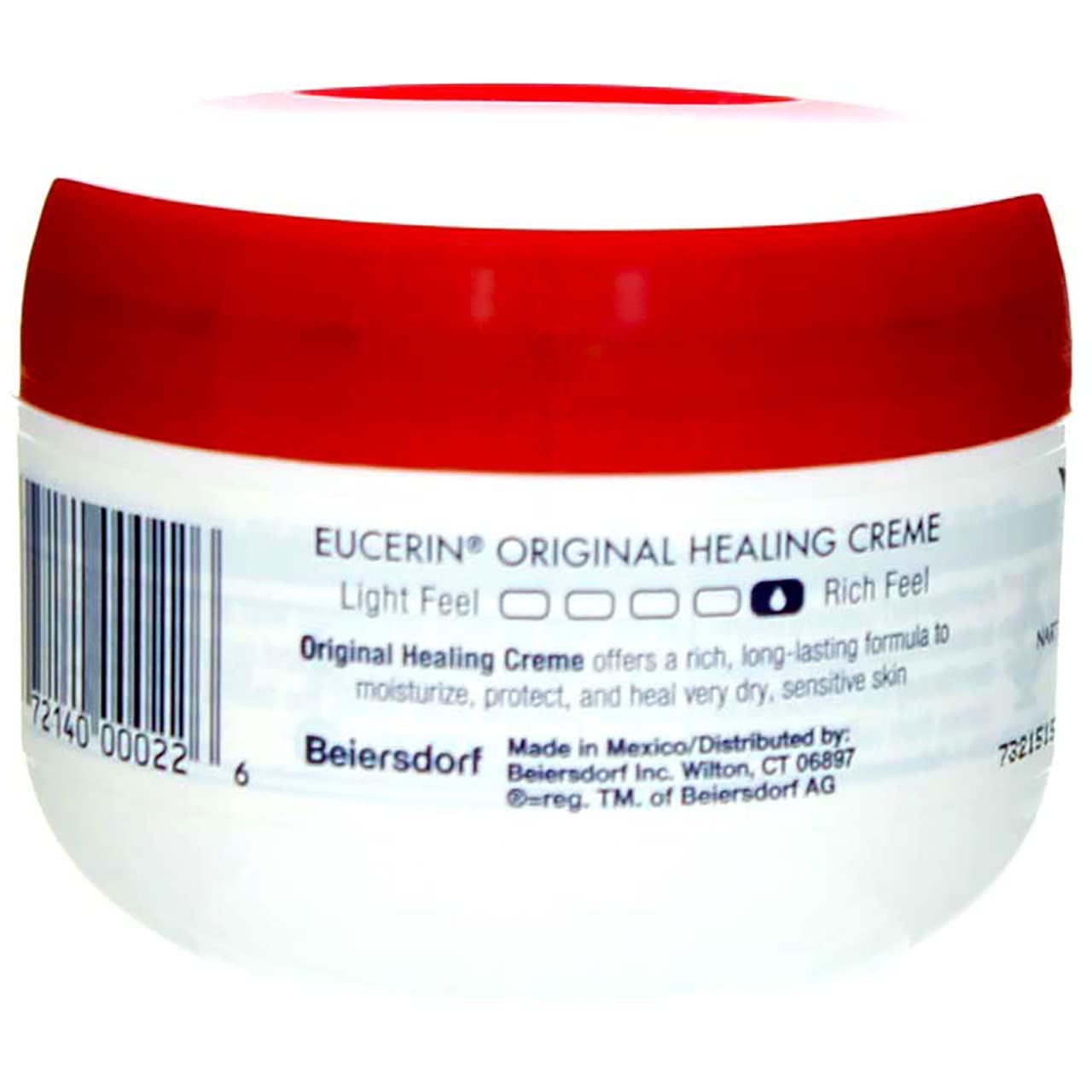 Eucerin Original Healing Rich Creme 4 oz (Pack of 2)