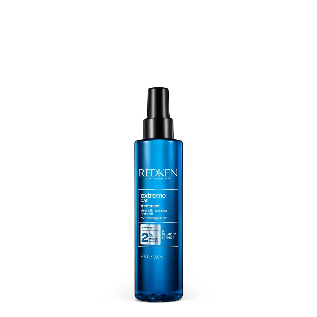 Redken Extreme CAT Anti-Damage Protein Reconstructing Treatment | For Distressed Hair | Strengthens Hair & Adds Shine | With Ceramide | 5 Fl Oz, 6.8 fl. oz