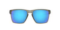 Thumbnail for Oakley Men's OO9341 Sliver XL Rectangular Sunglasses, Matte Grey Ink/Sapphire Iridium Polarized, 57 mm