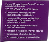 Thumbnail for Romanoff Black Lumpfish Caviar, Zero Trans Fat, 2 Ounces (Pack Of 6)