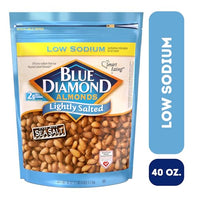 Thumbnail for Blue Diamond Almonds Low Sodium Lightly Salted Snack Nuts, 40 Oz Resealable Bag (Pack of 1)