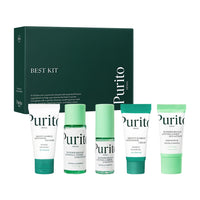 Thumbnail for PURITO SEOUL Best Kit - Skincare Routine with Panthenol Cleanser & Cream, Unscented Centella Serum & Toner, For All Skin Types, Gift Set, For Face, Facial Serum, K-Beauty, 3.52 fl. oz.