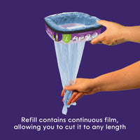 Thumbnail for Litter Genie Refill Bags 14 FT (1-Pack) Multi-Layers Of Odor-Barrier Technology 1 Square Refill Cartridge Lasts Up To 2 Months Per Cat