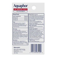 Thumbnail for Aquaphor Lip Repair and Protect Stick with Sunscreen, Broad Spectrum SPF 30 Sunscreen Lip Balm, 0.17 Oz Stick, Pack of 4