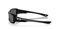 Thumbnail for Oakley Men's OO9238 Fives Squared Rectangular Sunglasses, Polished Black/Black Iridium Polarized, 54 mm